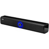 Adesso Xtream S6 Portable Bluetooth & Aux Sound Bar Speaker - 10W x 2 -Black - 3.5mm - Rechargeable Battery - Volume Control Knob - Wired/Wireless - Works with Computer, Tablet, Smartphone and Projector. Ideal for Zoom, Microsoft Team, Skype, Webex, 