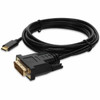 AddOn DVI-D/USB-C Video/Data Transfer Cable - 6 ft DVI-D/USB-C Video/Data Transfer Cable for Notebook, Smartphone, Tablet, PC, Monitor, Projector, Video Device - First End: 1 x USB 3.1 Type C - Second End: 1 x 25-pin DVI-D (Dual-Link) Digital Video -