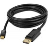 SIIG Mini DisplayPort to DisplayPort Cable - 2M - 6.56 ft DisplayPort/Mini DisplayPort A/V Cable for Audio/Video Device - First End: 1 x 20-pin Mini DisplayPort Digital Audio/Video - Male - Second End: 1 x 20-pin DisplayPort Digital Audio/Video - Mal