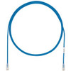 Panduit Cat.6 UTP Cable - 6" Category 6 Network Cable for Network Device - First End: 1 x RJ-45 Network - Male - Second End: 1 x RJ-45 Network - Male - Patch Cable - Blue
