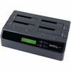 StarTech.com 4-Bay Hard Drive Duplicator and Eraser, External HDD/SSD Cloner / Copier / Wiper Tool, USB 3.0/eSATA to SATA Docking Station - 4-Bay external hard drive duplicator; Standalone drive cloner / copier, eraser / wiper, or docking station; 4.
