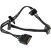 Rocstor Premium 15.7in 4 x SATA Power Splitter Adapter Cable - SATA for Hard Drive - 15.7in - 1 Pack - 1 x SATA Male - 4 x SATA Female - Black - Cable - For Hard Drive, Solid State Drive, Optical Drive - Black - 1.31 ft Cord Length - SATA / SATA - 1