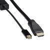 Black Box USB-C to HDMI Active Adapter Cable, 4K60, 16ft - 16 ft HDMI/USB-C A/V Cable for Audio/Video Device, Notebook, Tablet, Smartphone, Monitor, Projector, TV - First End: 1 x USB Type C - Male - Second End: 1 x HDMI 2.0 Digital Audio/Video - Mal