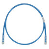 PANDUIT Cat.6 UTP Patch Cord - RJ-45 Male Network - RJ-45 Male Network - 3ft - Black, Clear