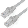 StarTech.com 125ft CAT6 Ethernet Cable - Gray Snagless Gigabit - 100W PoE UTP 650MHz Category 6 Patch Cord UL Certified Wiring/TIA - 125ft Gray CAT6 Ethernet cable delivers Multi Gigabit 1/2.5/5Gbps & 10Gbps up to 160ft - 650MHz - Fluke tested to ANS