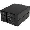 StarTech.com 3 Bay Aluminum Trayless Hot Swap Mobile Rack Backplane for 3.5in SAS II/SATA III - 6 Gbps HDD - Easily connect and hot swap up to three 3.5" SATA/SAS hard drives from two 5.25" bays - SATA Backplane - Hot Swap Bay - Trayless SATA Mobile 