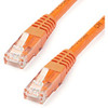StarTech.com 100ft CAT6 Ethernet Cable - Orange Molded Gigabit - 100W PoE UTP 650MHz Category 6 Patch Cord UL Certified Wiring/TIA - 100ft Orange CAT6 Ethernet cable delivers Multi Gigabit 1/2.5/5Gbps & 10Gbps up to 160ft - 650MHz - Fluke tested to A