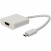 AddOn USB 3.1 (C) Male to HDMI Female White Adapter - 100% compatible and guaranteed to work
