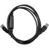 Rocstor Premium Cisco USB Console Cable - USB Type-A to RJ45 Rollover Cable - 6 ft RJ-45/USB Network/Data Transfer Cable for Notebook, Desktop Computer, Router, Server, Switch, Network Device, Console - First End: 1 x 4-pin USB Type A - Male - Second