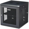 StarTech.com 4-Post 12U Wall Mount Network Cabinet, 19" Hinged Wall-Mounted Server Rack for IT Equipment, Flexible Lockable Rack Enclosure - Wall-Mount Server Rack for rackmount equipment - Flexible data rack features a hinged design w/easy access to