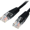 StarTech.com 50 ft Black Molded Cat5e UTP Patch Cable - Make Fast Ethernet network connections using this high quality Cat5e Cable, with Power-over-Ethernet capability - 50ft Cat5e Patch Cable - 50ft Cat 5e Patch Cable - 50ft Cat5e Patch Cord - 50ft 