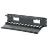 PANDUIT PatchLink Horizontal Cable Manager - Cable Manager - Black - 2U Rack Height - 19" Panel Width