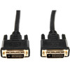 Rocstor Premium DVI-D Dual Link Display Cable (m/m) Black - DVI for Video Device, Monitor, Projector, TV - 1.24 GB/s - 10 ft - 1 Pack - 1 x DVI (Dual-Link) Male Digital Video - 1 x DVI (Dual-Link) Male Digital Video - Nickel Plated Connector - Black 