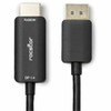 Rocstor DisplayPort/HDMI Audio/Video Cable - 6 ft DisplayPort/HDMI A/V Cable for Audio/Video Device, Computer, Chromebook, Digital Signage Player, Gaming Computer, HDTV, Graphics Card, Notebook, Monitor, PC, Projector, ... - First End: 1 x DisplayPor