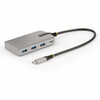 StarTech.com 4-Port USB-C Hub with USB-C DP Alt Mode Video Output, 3x USB-A, 1x USB-C, 100W Power Delivery Pass-Through, USB 3.2 10Gbps - 4-Port USB-C Expansion Hub (USB 3.2 Gen 2 10Gbps) - 3x USB-A/1x USB-C (DP 1.4 video + 10Gbps data) - USB-C video