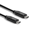 Rocstor Premium USB-C Charging Cable 2m 6ft - Up to 100W PD-M/M- Black - Rocstor Premium USB-C Charging Cable 2m (6 ft) - USB-C to USB-C M/M - USB 3.1 Fast Charge & Sync - Type-C 2.0 to USB-C Laptop Charger Cable up to 100W PD - Heavy Duty & Durable 