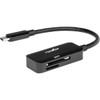 Rocstor Premium USB-C Multi Media Memory Card Reader - 2-in-1 - 104 MB/s - microSDHC, SDHC, SD, MultiMediaCard (MMC), microSD, TransFlash, SDXC, Reduced Size MultiMediaCard (MMC), MMCmobile, Micro Size MultiMediaCard (MMC) - USB 3.1 Type C, Thunderbo