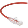 Black Box Slim-Net Cat.6a UTP Patch Network Cable - 10 ft Category 6a Network Cable for Patch Panel, Wallplate, Network Device - First End: 1 x RJ-45 Network - Male - Second End: 1 x RJ-45 Network - Male - 10 Gbit/s - Patch Cable - Gold Plated Contac