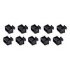 StarTech.com 10 Pack SFP Dust Cover for Open SFP/SFP+ Slots - Fiber Optic Dust Caps/Plugs - Pull Tab Network Switch Port Protector/Cover - SFP dust covers install in open SFP or SFP+ slots in network switches & equipment keeping ports safe from dust 
