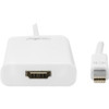 Rocstor Mini DisplayPort/HDMI Audio/Video Adapter - Cable Length: 5.9" - 5.90" HDMI/Mini DisplayPort A/V Cable for Projector, Monitor, MacBook, MacBook Air, MacBook Pro, Mac mini, Ultrabook, Desktop Computer - First End: 1 x 20-pin Mini DisplayPort 1