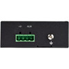 StarTech.com PoE+ Industrial Fiber to Ethernet Media Converter 60W - SFP to RJ45 - SM/MM Fiber to Gigabit Copper IP-30 - Fiber to Ethernet media converter extends networks & converts fiber to copper - PSE source for 60W power to IEEE 802.3af (PoE) & 