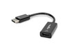 Rocstor DisplayPort 1.2 to HDMI 4K/60Hz Active Adapter Converter - M/F - Black - 1 x 20-pin DisplayPort 1.2 Digital Audio/Video - Male - 1 x 19-pin HDMI 2.0 Digital Audio/Video - Female - 3840 x 2160 Supported - Black