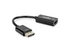 Rocstor DisplayPort 1.2 to HDMI 4K/60Hz Active Adapter Converter - M/F - Black - 1 x 20-pin DisplayPort 1.2 Digital Audio/Video - Male - 1 x 19-pin HDMI 2.0 Digital Audio/Video - Female - 3840 x 2160 Supported - Black