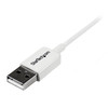 StarTech.com 1m White Micro USB Cable - A to Micro B - Charge or sync your Micro USB devices, with this high-quality white USB 2.0 replacement cable - 1m USB to Micro USB Cable Cord- USB A to Micro B Cable - Micro USB Charging Data Cable - White Micr