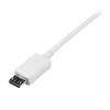 StarTech.com 1m White Micro USB Cable - A to Micro B - Charge or sync your Micro USB devices, with this high-quality white USB 2.0 replacement cable - 1m USB to Micro USB Cable Cord- USB A to Micro B Cable - Micro USB Charging Data Cable - White Micr