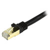 StarTech.com 2ft CAT6a Ethernet Cable - 10 Gigabit Category 6a Shielded Snagless 100W PoE Patch Cord - 10GbE Black UL Certified Wiring/TIA - CAT6a Ethernet Cable delivers 10 Gigabit connection free of noise & EMI/RFI interference - Tested to comply w