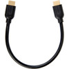 Rocstor Premium 1ft High Speed HDMI (M/M) Cable with Ethernet - Cable Length: 1ft - HDMI for Audio/Video Device - 1.28 GB/s - 1 ft - 1 x HDMI Male Digital Audio/Video - 1 x HDMI Male Digital Audio/Video - Gold Plated Connector - Black ETHERNET CABLE 