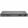 Rocstor SolidConnect SCM20 16-Port PoE+ Gigabit Managed Switch with 2 Gigabit RJ45 & 2 SFP Ports (Y10S010-B1) - 18 Ports - Manageable - Gigabit Ethernet - 10/100/1000Base-T, 1000Base-X - TAA Compliant - 2 Layer Supported - Modular - 2 SFP Slots - 250
