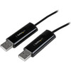 StarTech.com 2 Port USB Keyboard Mouse Switch Cable w/ File Transfer for PC and MacÂ® - Control and transfer files between two Windows® and/or Mac® systems using a single keyboard and mouse - USB Keyboard Mouse Switch Cable - USB File Transfer Cable 