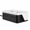 APC by Schneider Electric Back-UPS 500VA Floor/Wall mountable UPS - Floor/Wall Mountable - AVR - 8 Hour Recharge - 120 V Input - 120 V AC Output - Stepped Approximated Sine Wave - USB - 4 x NEMA 5-15R - 4 x Battery/Surge Outlet