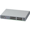 Allied Telesis 16-Port 10/100/1000T Unmanaged Switch with Internal PSU - 16 Ports - Gigabit Ethernet - 10/100/1000Base-T - 2 Layer Supported - Twisted Pair - Desktop, Wall Mountable - Lifetime Limited Warranty