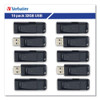 32GB Store 'n' Go® USB Flash Drive - 10pk Business Bulk - Black - 32GB - 10pk Business Bulk - Black