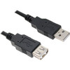 Axiom USB 2.0 Type-A to USB Type-A Extension Cable M/F 10ft - 10 ft USB Data Transfer Cable for Mouse, Keyboard, Hard Drive, Printer, Camera - First End: 1 x USB 2.0 Type A - Female - Second End: 1 x USB 2.0 Type A - Male - 480 Mbit/s - Extension Cab