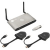 SIIG Dual View Wireless Media Presentation Kit - Sharing dual view on one screen display - Presentation from Smartphone/Tablet/Laptop - Wireless BYOD Presentation - Dual band 2.4G/5G Wireless Presentation Switcher - Up to 16 devices connection - Dual