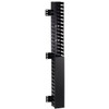 Panduit Cable Manager - Cable Manager - Black - 1 - Polyvinyl Chloride (PVC)