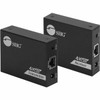 SIIG 4K60Hz HDMI over Cat6 Extender with Loopout & IR - 50m- HDMI Extender- Auto Downscaling - 4K HDMI Extender, Easily extends HDMI 4K60Hz signals up to 164ft (50m) over a single Cat6/7 networking cable with a local HDMI output for monitoring the ex
