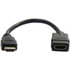 StarTech.com 6in HDMI Extension Cable, Short HDMI Cable Extender Male to Female, 4K UHD HDMI Port Saver M/F, HDMI 1.4, HDMI Dongle - 6in/15cm HDMI extension cable; 4K (3840x2160p 30Hz)/Full HD 1080p/10.2 Gbps bandwidth/8Ch Audio - 30AWG/gold-plated c