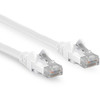 Rocstor Cat.6 Network Cable - Rocstor Premium 100ft (30.5m) CAT6 Ethernet Cable - 100% Copper UL Rated - White - Snagless - 100W PoE UTP Category 6 Patch Cord UL Certified Wiring/TIA - 100ft White CAT6 Ethernet cable provides Multi Gigabit 1/2.5/5Gbp