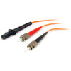 StarTech.com 1m Fiber Optic Cable - Multimode Duplex 62.5/125 - LSZH - MTRJ/ST - OM1 - MTRJ to ST Fiber Patch Cable - Connect fiber network devices for high-speed transfers with LSZH rated cable - 1m MTRJ/ST Fiber Optic Cable - 1 m MTRJ to ST Fiber P
