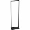 Panduit 2 Post Standard Equipment Rack - For Patch Panel - 45U Rack Height x 19" Rack Width - Black - Aluminum - 1000 lb Maximum Weight Capacity