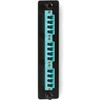 Black Box Network Patch Panel - 12 Port(s) - 12 x Duplex - Aqua