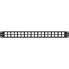 Black Box Multimedia Patch Panel - 1U, 36-Port - 36 - 36 Port(s) - 1U High - Rack-mountable - TAA Compliant