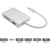 Axiom Docking Station - USB Type C - 4K, 2K - 3840 x 2160, 1920 x 1080 - 1 x USB 3.0 - 1 x USB Type-A Ports - USB Type-A - USB Type-C - 1 x HDMI Ports - HDMI - DVI - VGA - Wired