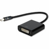 5PK Mini-DisplayPort 1.1 Male to DVI-I (29 pin) Female Black Adapters For Resolution Up to 1920x1200 (WUXGA) - 100% compatible and guaranteed to work