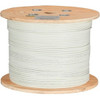 Black Box CAT6A Bulk Cable Stranded UTP 650 MHz CM PVC PoE 1000 ft - 1000 ft Category 6a Network Cable for Network Device - First End: Bare Wire - Second End: Bare Wire - 10 Gbit/s - Patch Cable - CM - 24 AWG - White