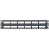 Panduit Mini-Com 48 Port Modular Patch Panel - 48 x RJ-45 - 48 Port(s) - 48 x RJ-45 - 48 x RJ-11 - 19" Wide - Rack-mountable